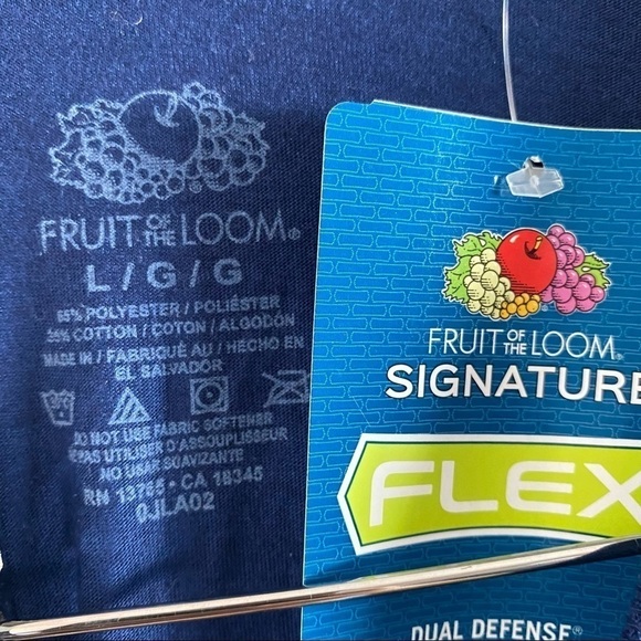 Fruit of the Loom |  NWT Blue Tee - Picture 2 of 5